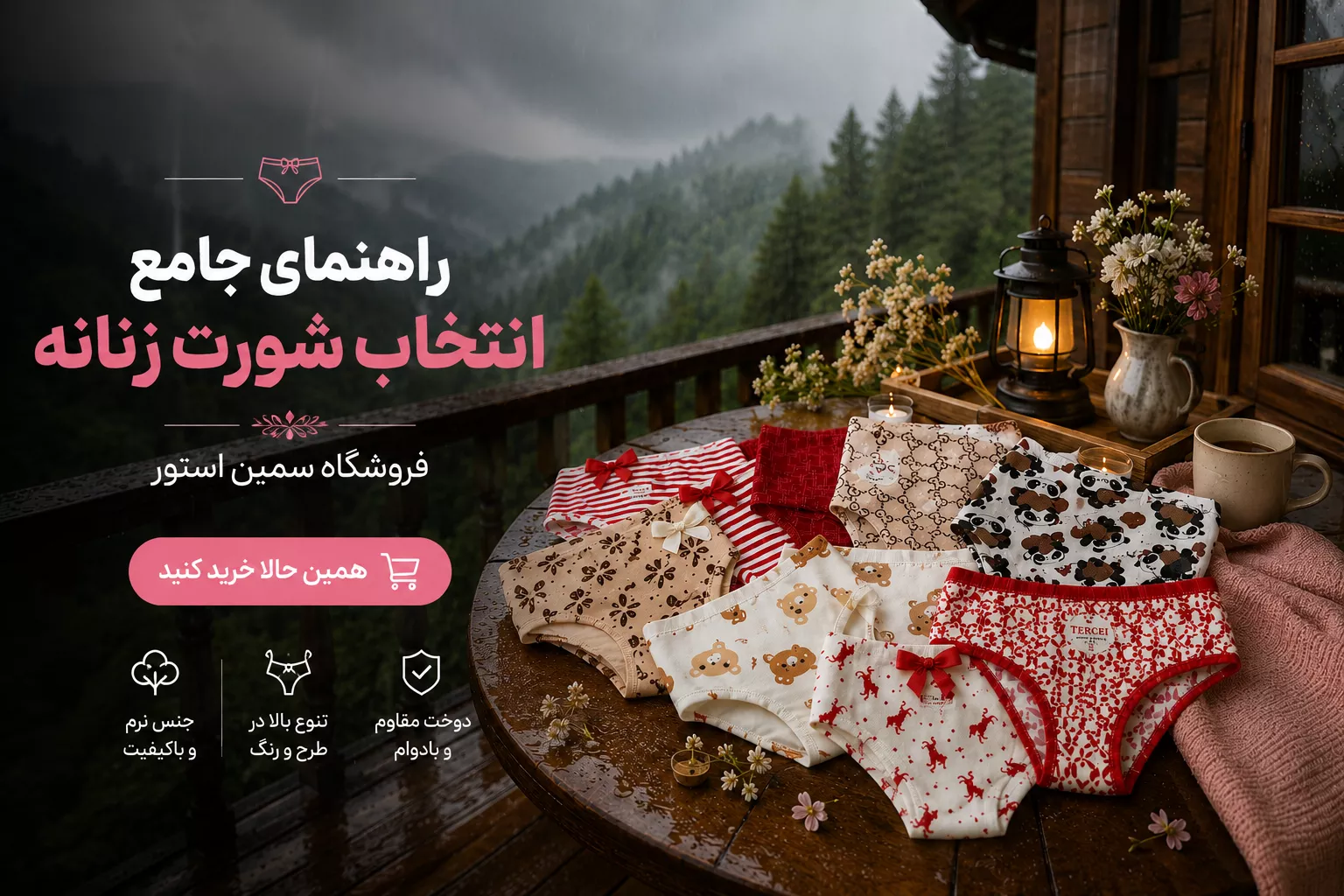 راهنمای جامع انتخاب شورت زنانه